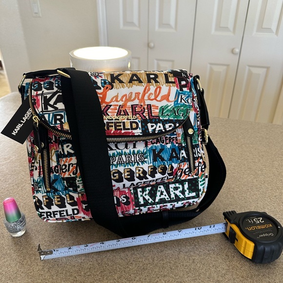 NEW KARL LAGERFELD MULTY COLOR BAG - Picture 6 of 12